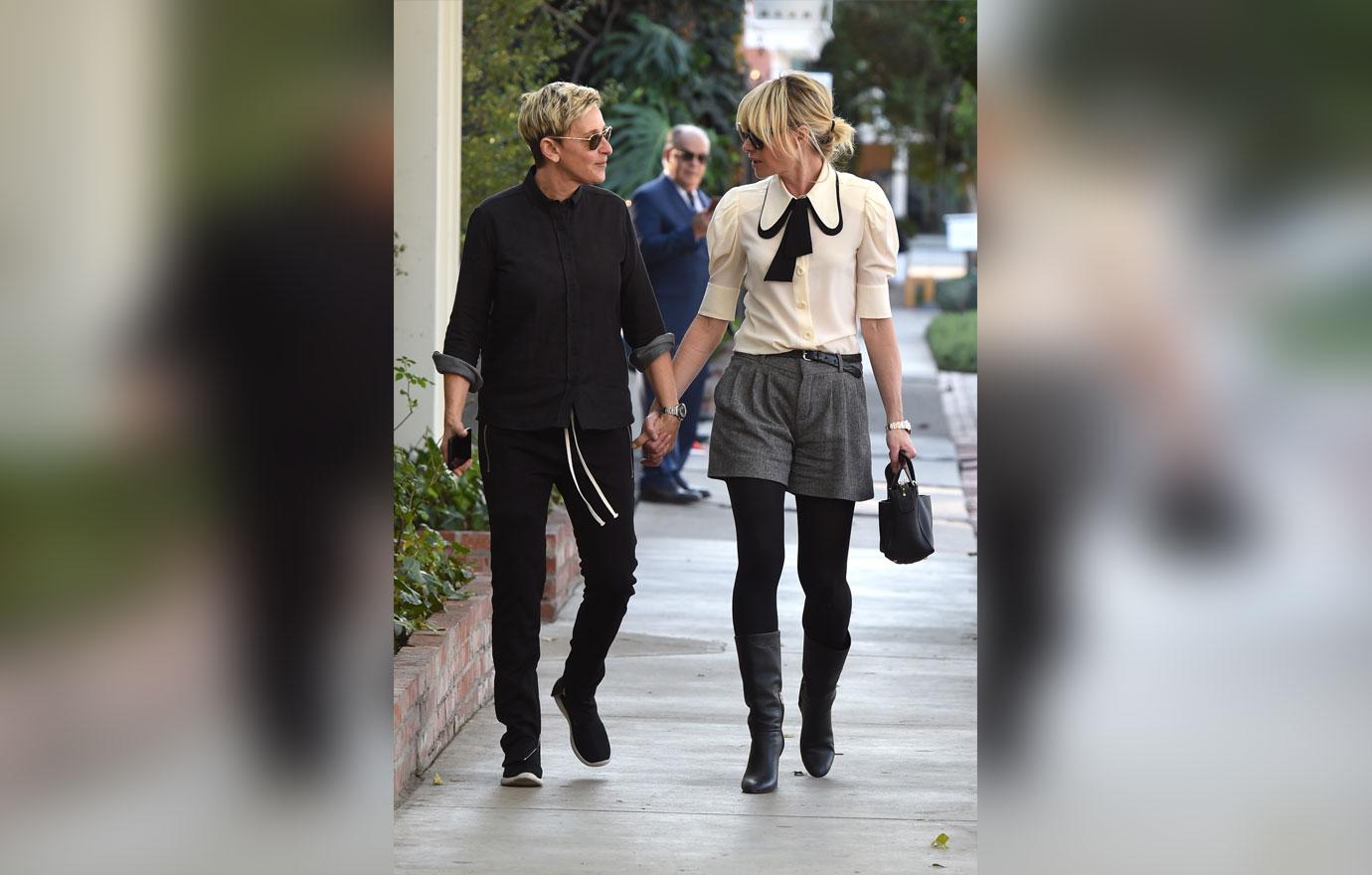 Ellen Degeneres Portia De Rossi Step Out Vow Renewal Soon