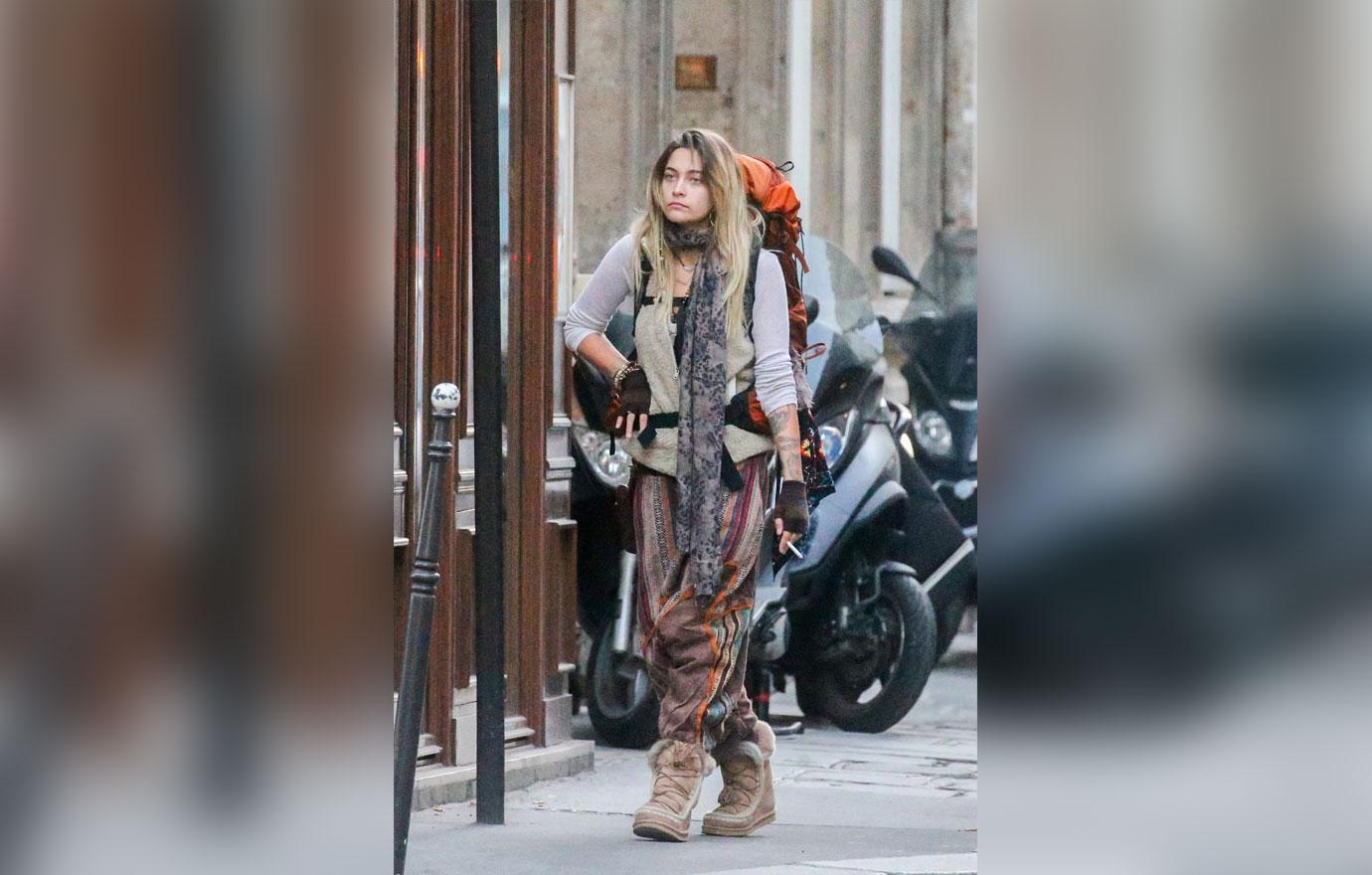 //paris jackson suicidal hard partying balcony edge