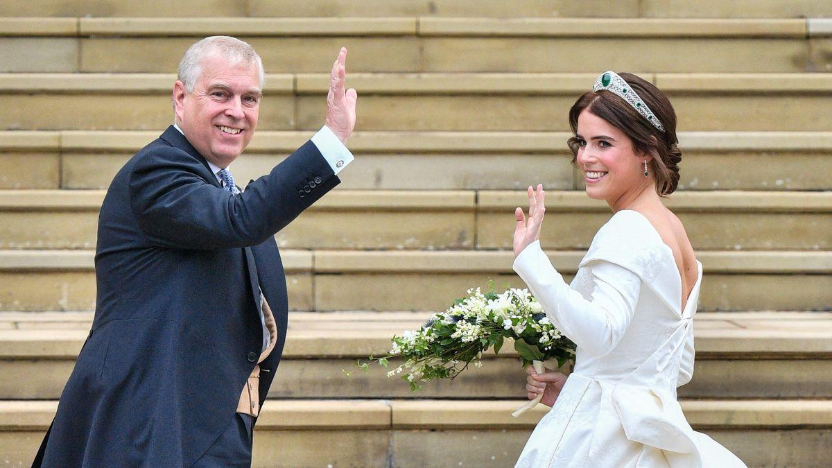 picture of princess eugenie AND andrew windsor