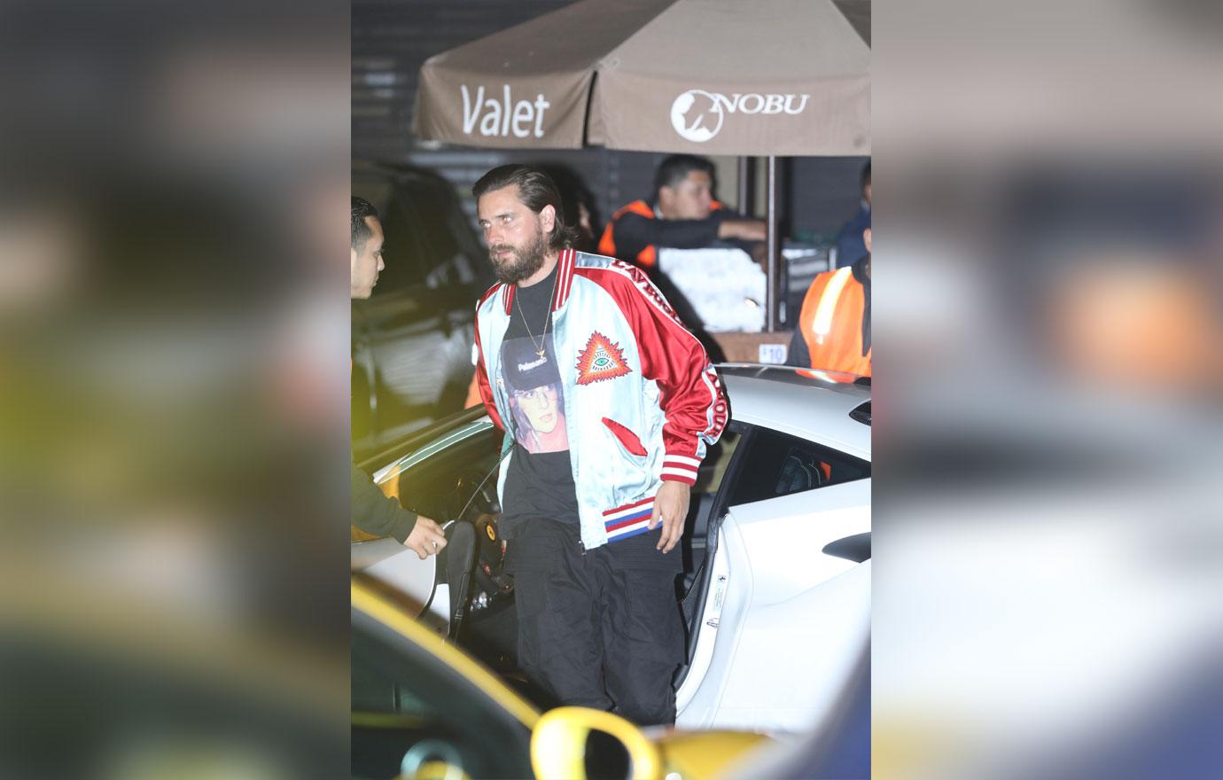 Scott Disick And Sofia Richie Leave Restaurant Date