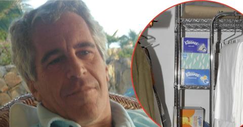 Photo of Jeffrey Epstein and Kleenex