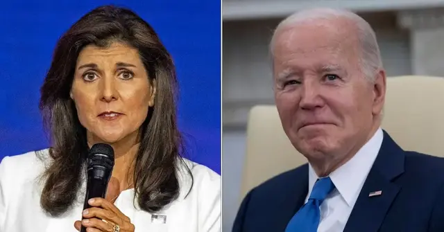 nikki haley polls  points ahead of joe biden in new poll