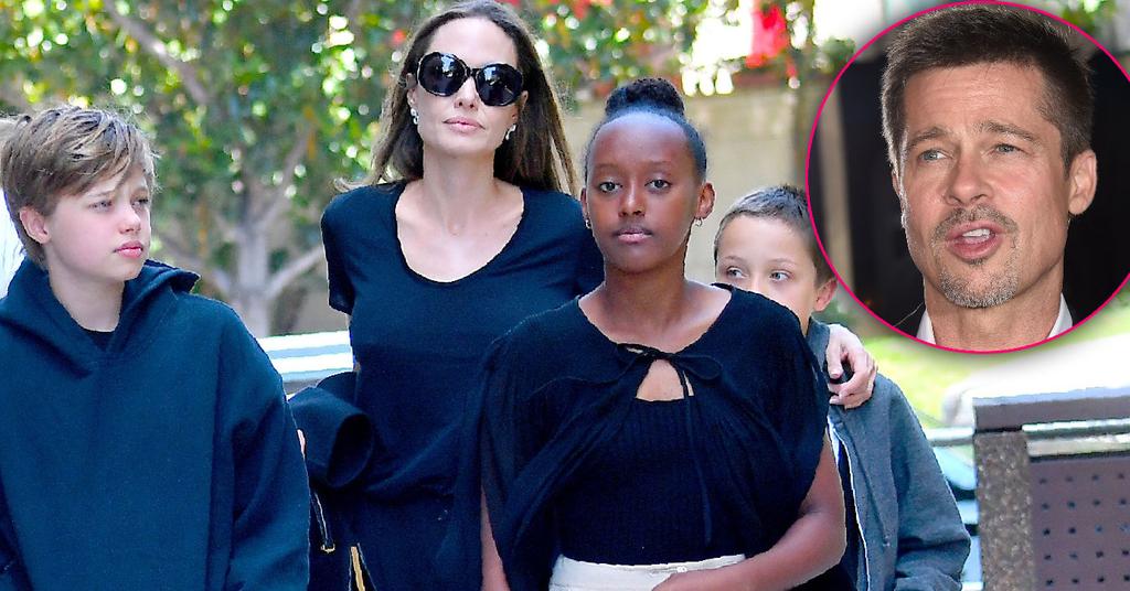 Angelina Jolie Takes Kids To Movies Amid Nasty Custody Battle With Ex ...