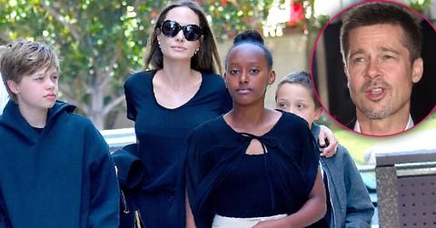 Angelina Jolie kids movies Los Angeles amid Brad Pitt custody battle