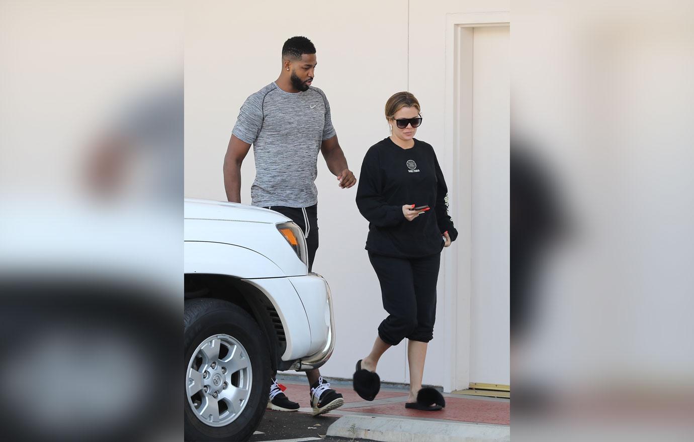 Khloe Kardashian And Tristan Thompson Visit Laser Center Once Again