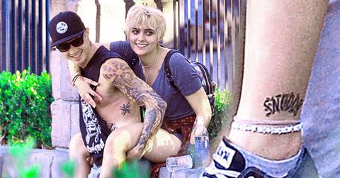 //paris jackson tattoo boyfriend name disneyland pp
