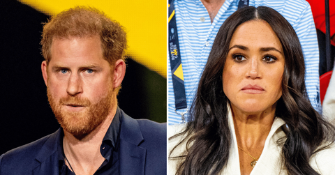 Split photo of Prince Harry and Meghan Markle