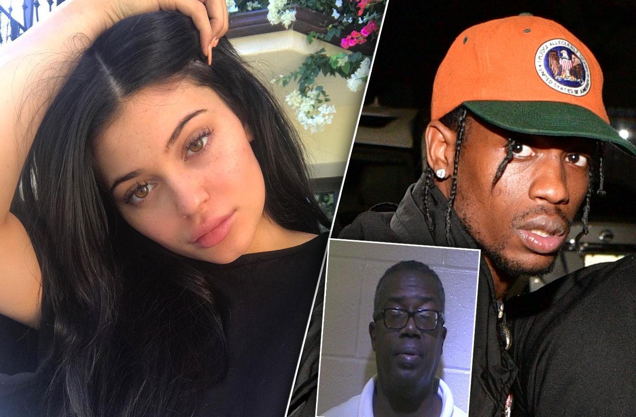 //kylie jenner baby daddy travis scott dad cocaine arrest pp