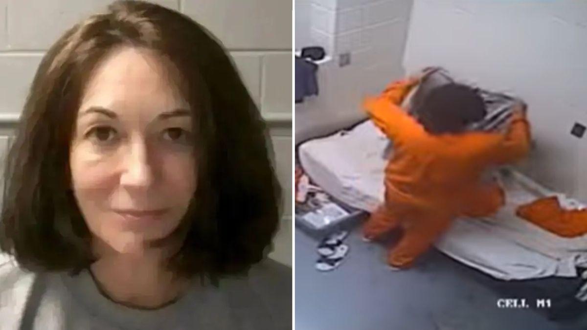 ghislaine maxwell and jail video