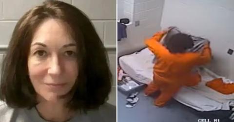 ghislaine maxwell and jail video