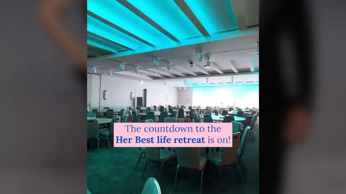 Photo of retreat countdown
