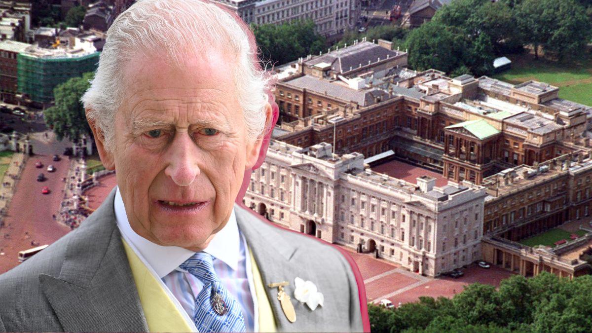 Photo of Buckingham Palace and King Charles