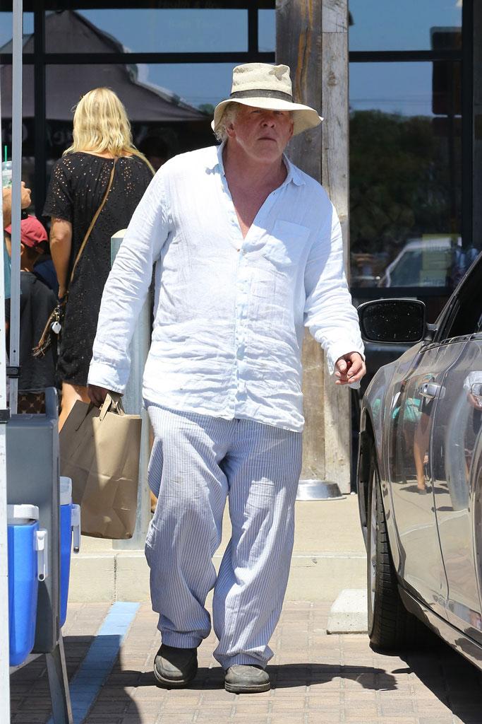 //nick nolte unrecognizable dirty shirt stain