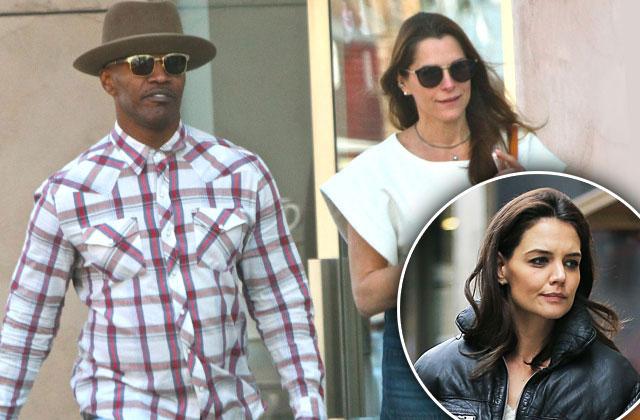 Jamie Foxx Katie Holmes Engagement Rumors Mystery Woman