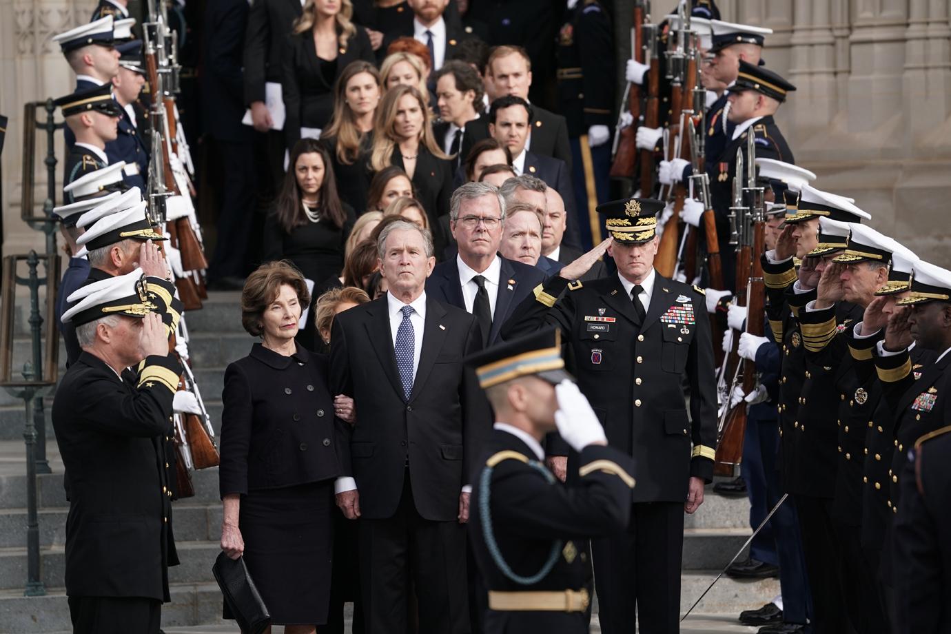 George H W Bush Funeral Service Photos