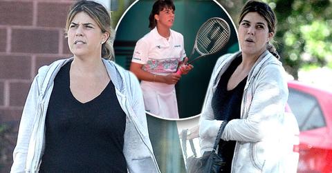 jennifer capriati tennis weight gain bloated hiding