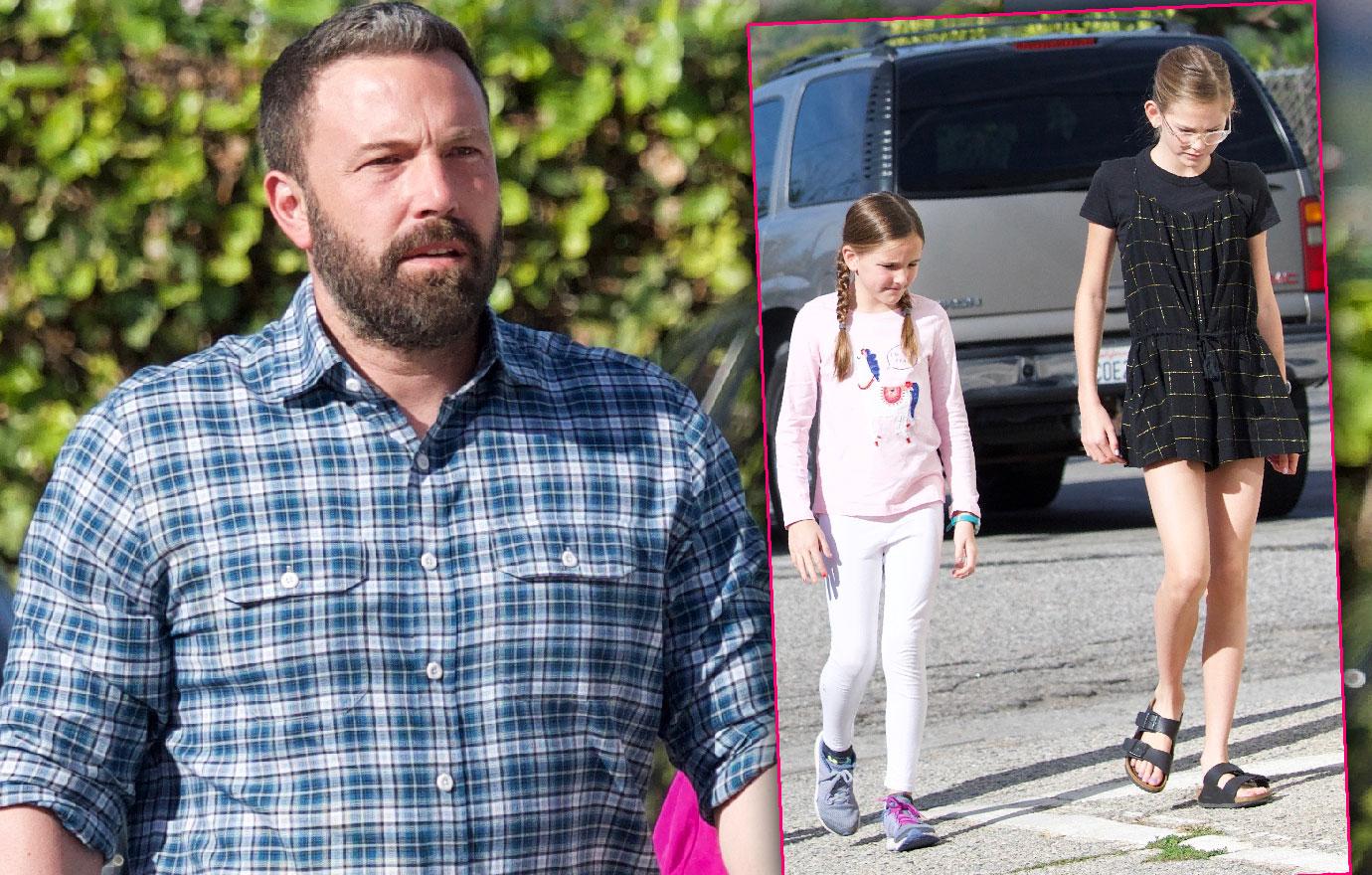 Ben Affleck Takes Kids To Church