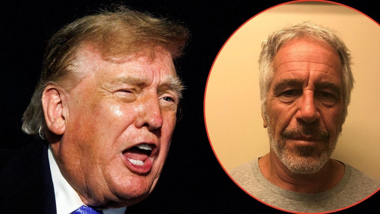 Picture of Donald Trump and Jeffrey Epstein