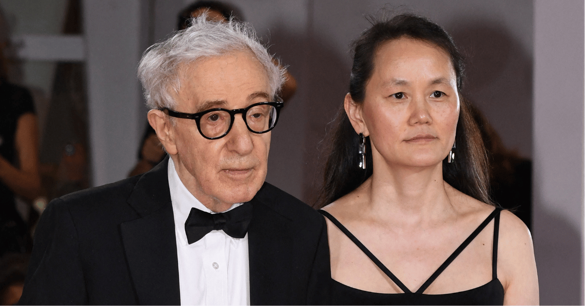 Composite photo of Woody Allen, Soon-Yi Previn