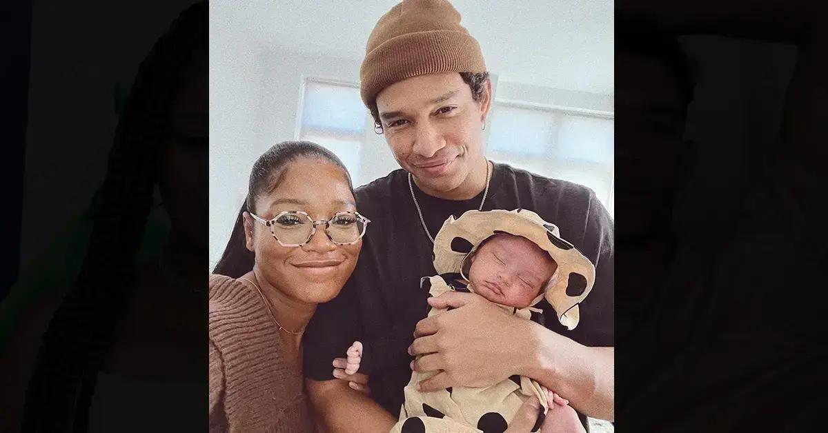 keke palmer with baby son