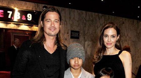 //brad pitt sons football pp