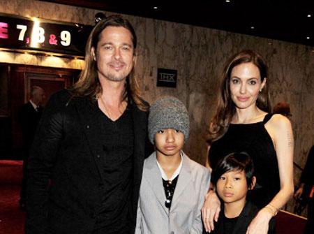 //brad pitt sons football pp