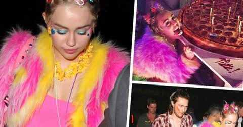 //miley cyrus birthday party night