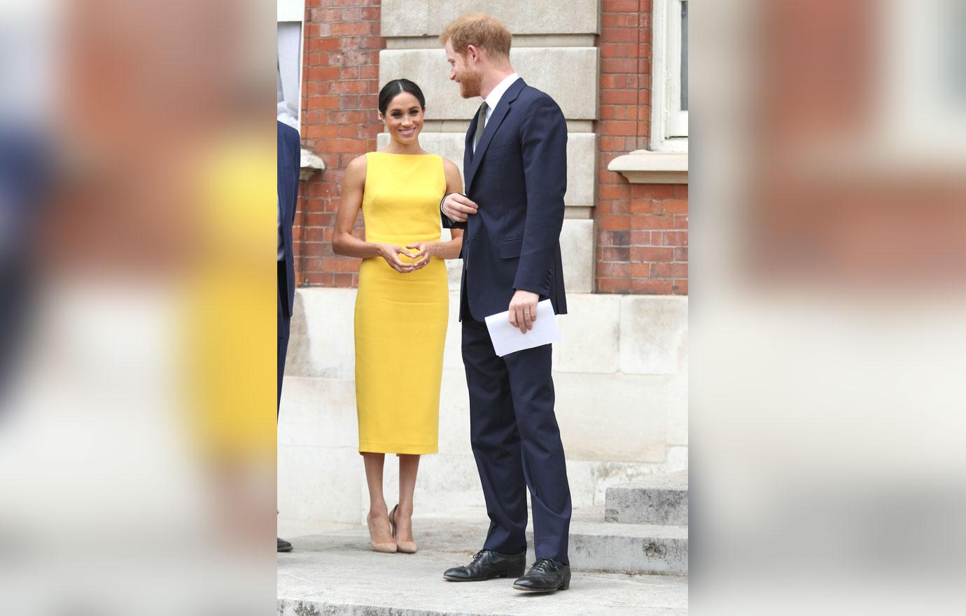 Meghan Markle Yellow Dress Harry