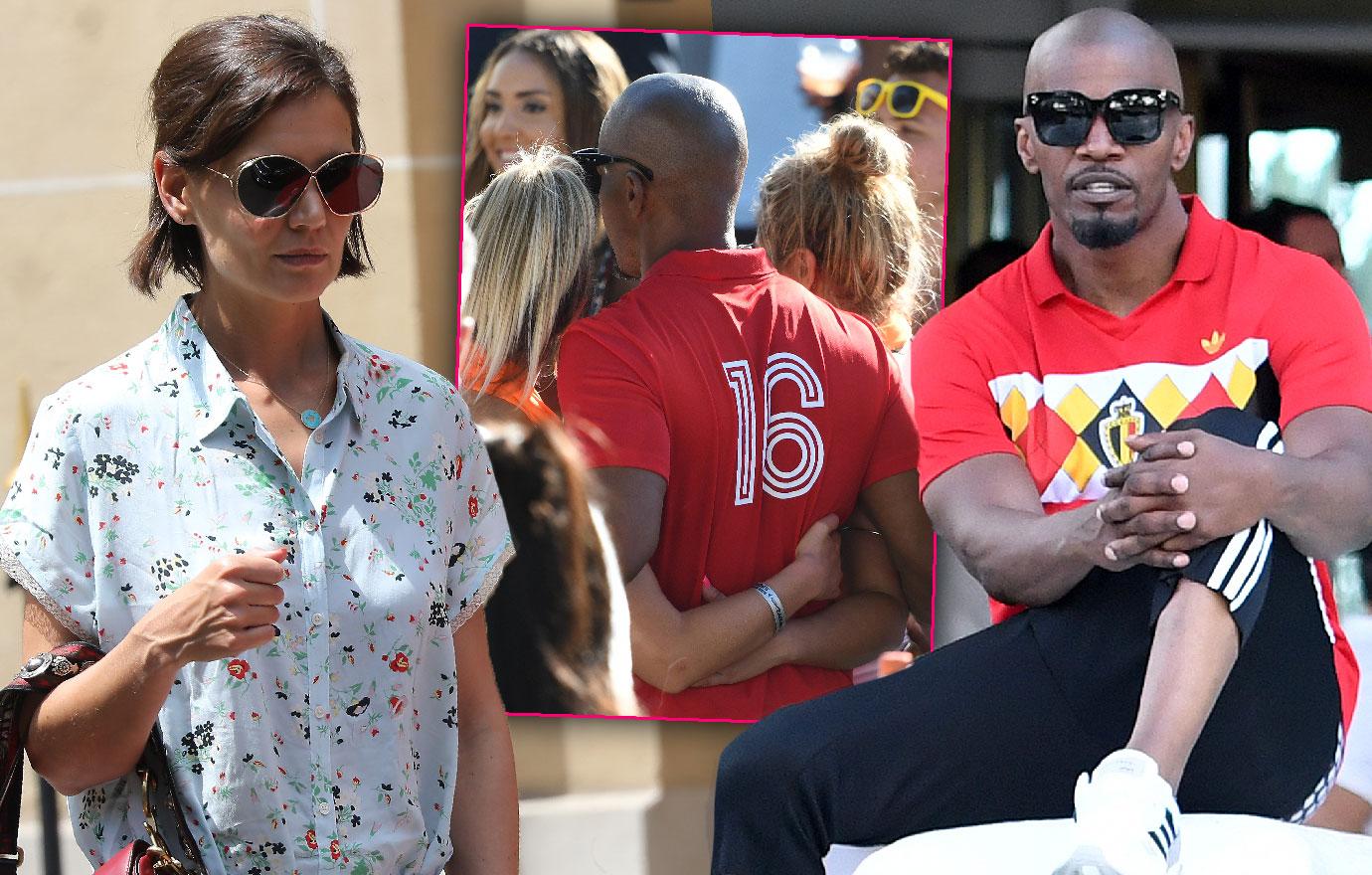 Jamie Foxx Parties With Women Katie Holmes Alone In Paris After Split