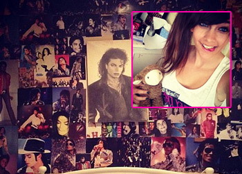 //paris jackson shrine dad michael