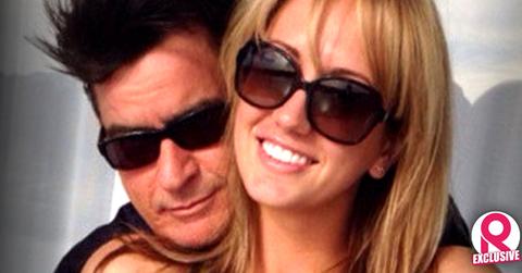 //charlie sheen brett rossi over top engagement party wide