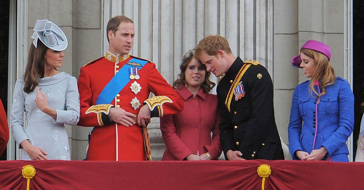 Photo of Princess Kate, Beatrice, Eugenie, Prince Harry and William