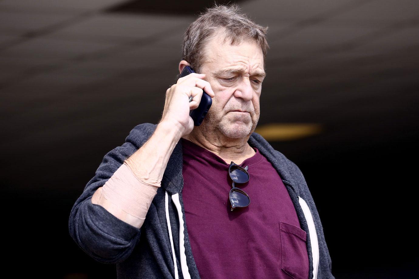 //John Goodman Arm Injury Stressed