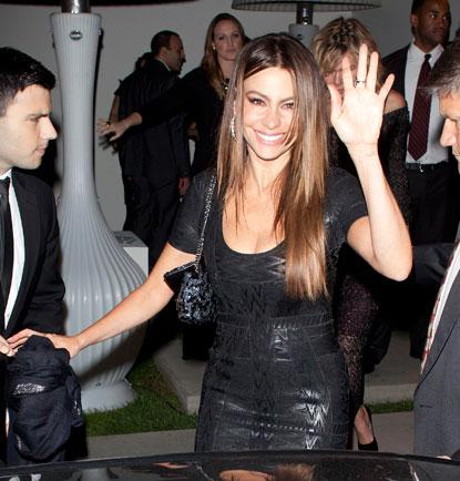 //sofia vergara bryan lourd pre oscar party_ _