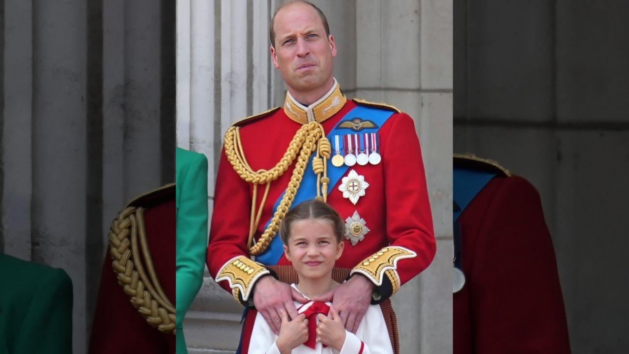 Photo of Prince William and Princess Charlotte