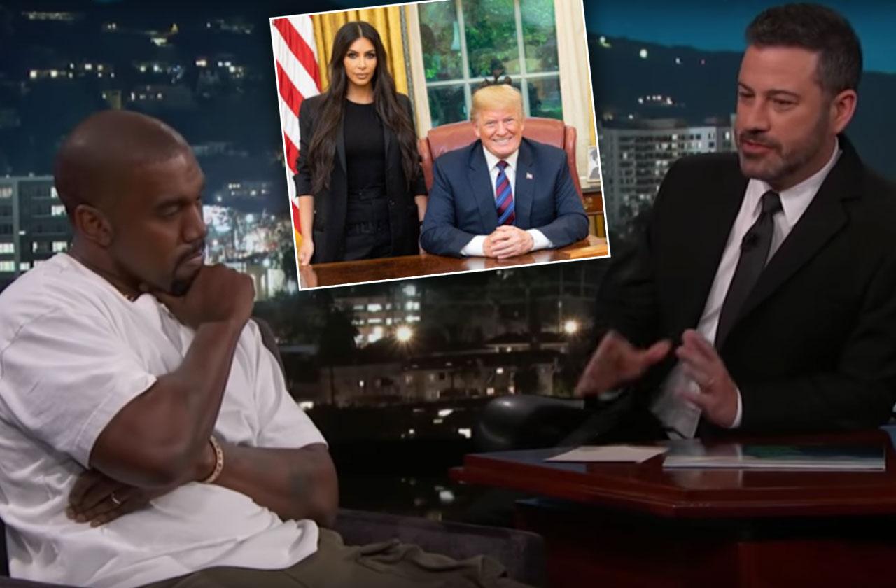 Kanye West Afraid Kim Kardashian Alone Donald Trump