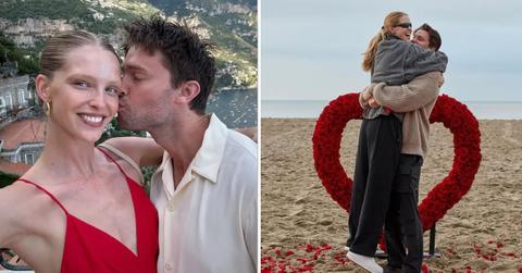 Composite photo of Patrick Schwarzenegger and Abby Champion