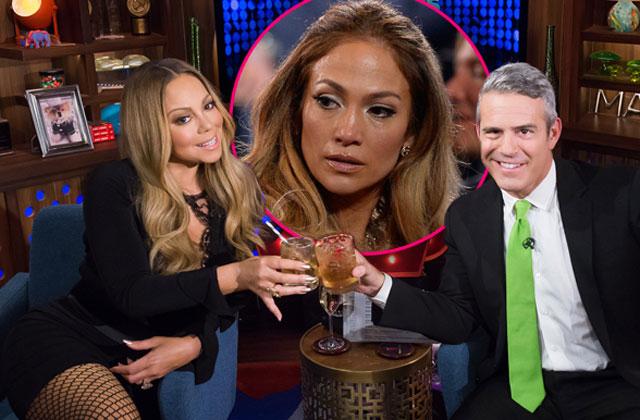 //mariah carey wwhl jennifer lopez diss feud pp