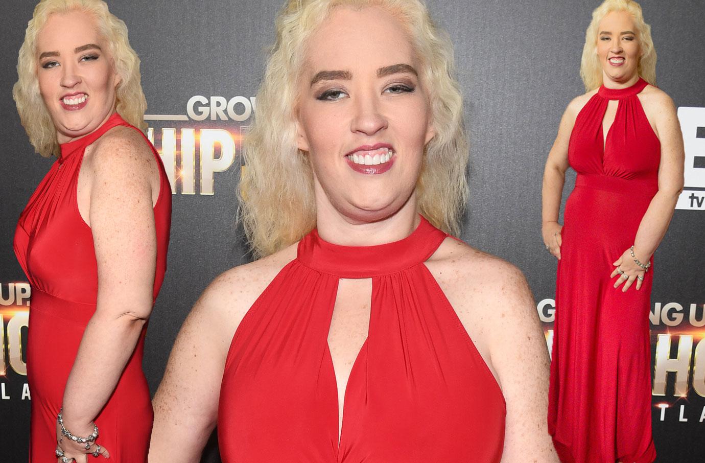 [PICS] Mama June Weight Loss Star Wears Red Dress At Premiere