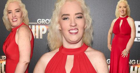 //mama june weight loss red dress premiere pp