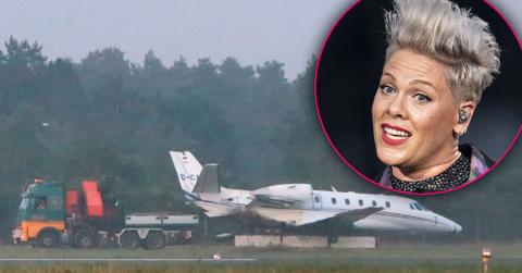 Pink's Manager & Crew Escape Plane In Flames After Shocking Crash