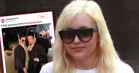 Amanda Bynes Graduates From Fashion College After Rehab