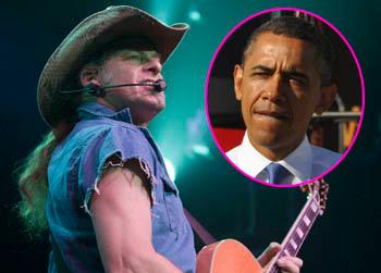 //ted nugent secret service visit obama