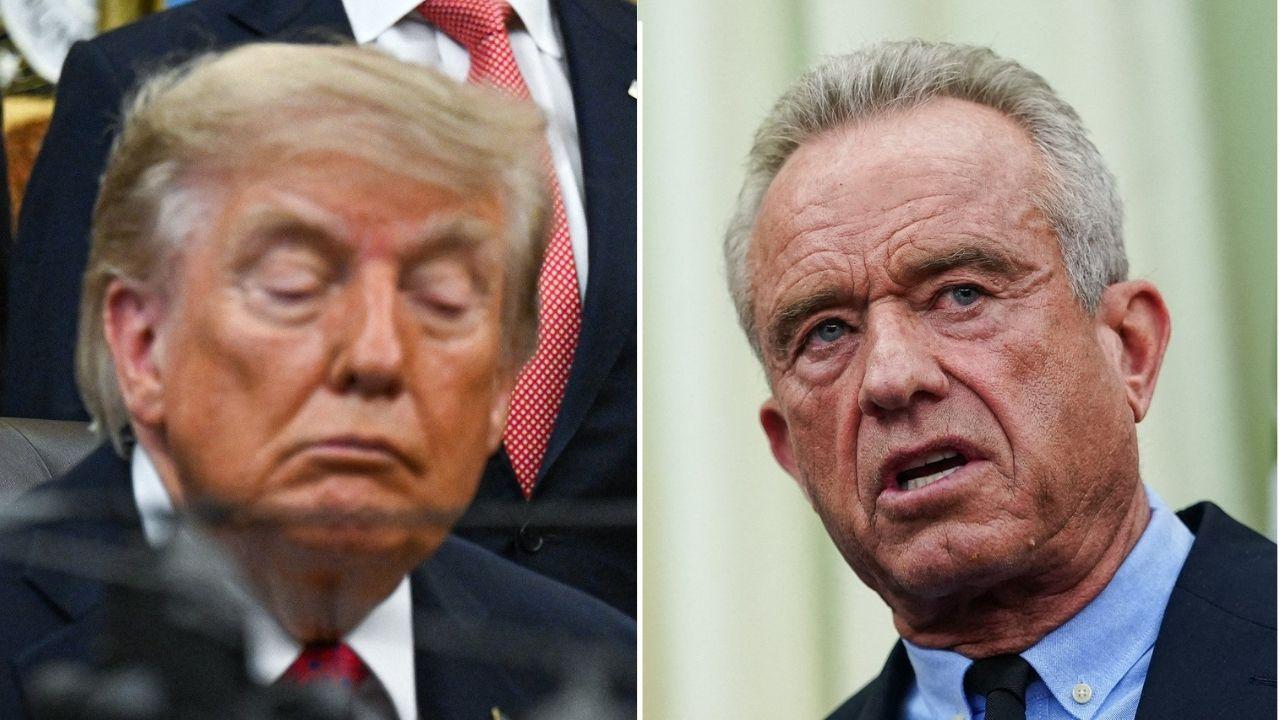 picture of Donald Trump and Robert F. Kennedy jr