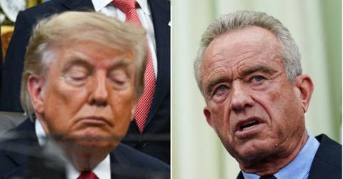 picture of Donald Trump and Robert F. Kennedy jr