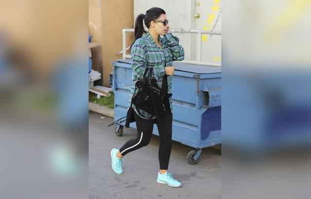 Kim Kardashian Sports Possible Breast Reduction After Kanye West
