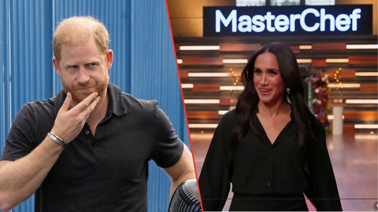 Split photos of Prince Harry and Meghan Markle