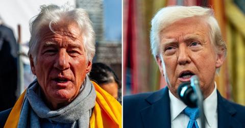 Photo of Richard Gere, Donald Trump