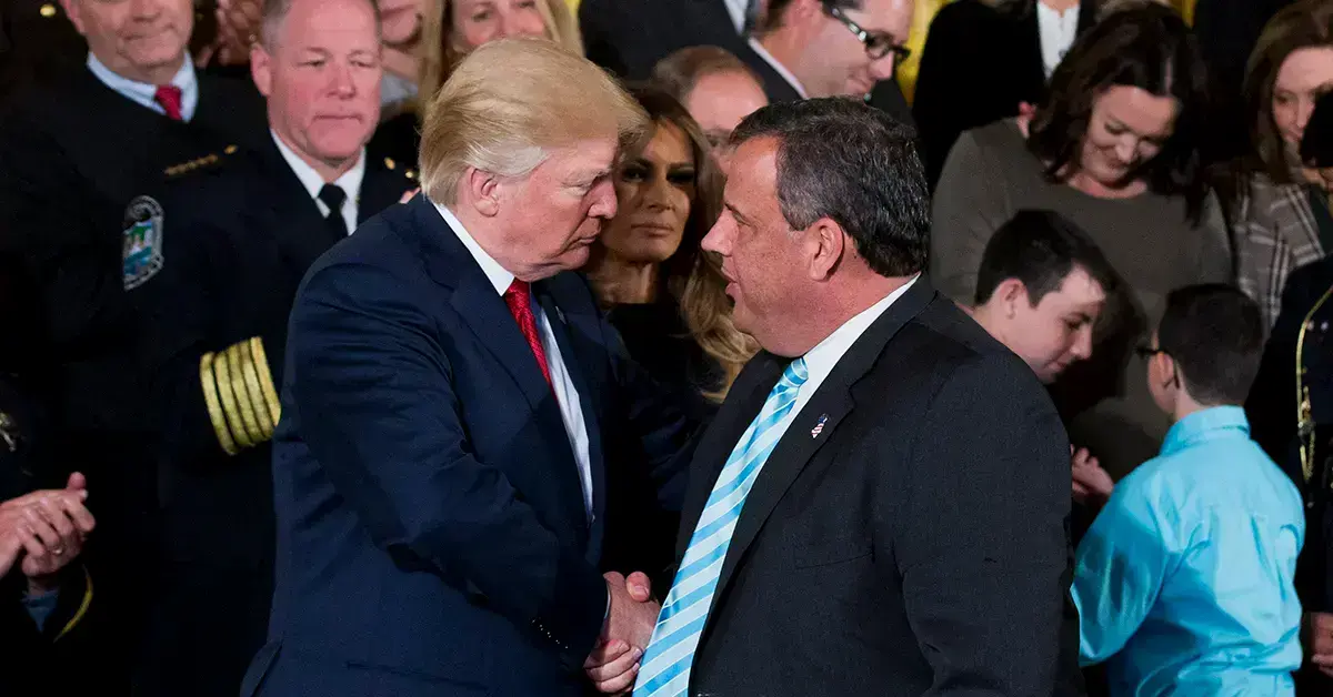 donald trump scared to debate chris christie