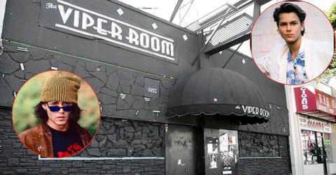 Photo of the Viper Room, Johnny Depp and River Phoenix